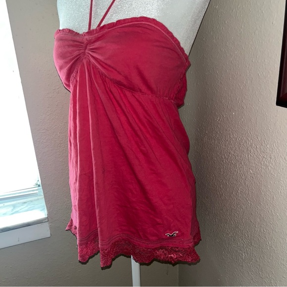 Vintage Y2K Hollister Halter Babydoll Top - Picture 2 of 8